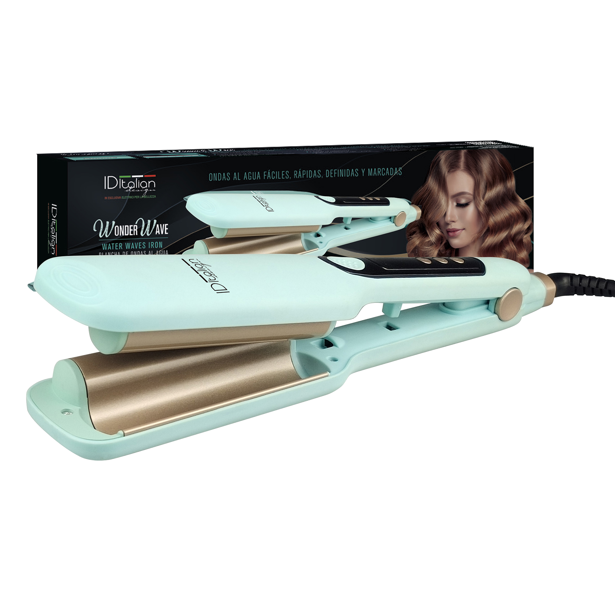 Italian Design Wonder Wave Water Waves Hair straightener