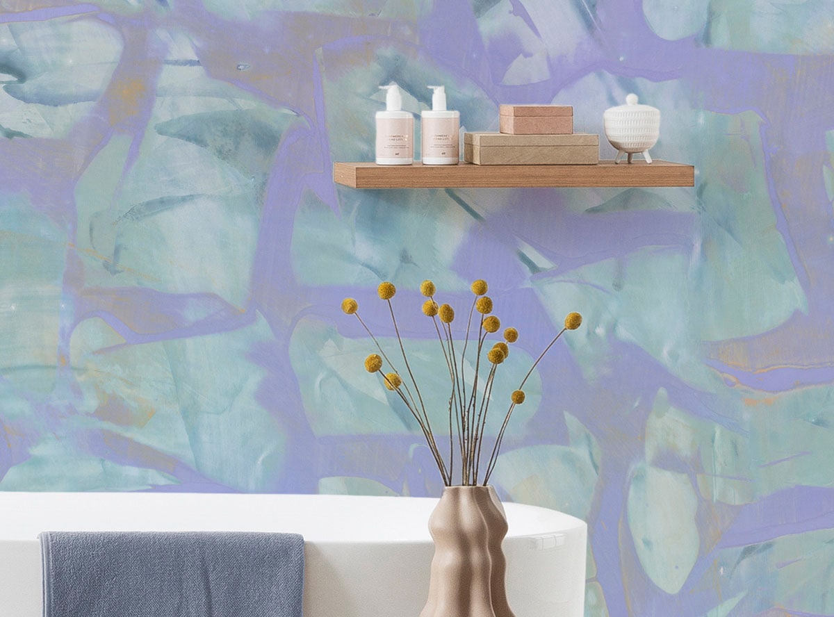 Komar Fototapete »Digitaldruck Vlies -  Opal Waters - Grösse 400 x 250 cm« bedruckt glatt Wohnzimmer, Schlafzimmer