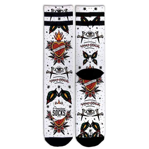 Meias americanas You Sock Mid High