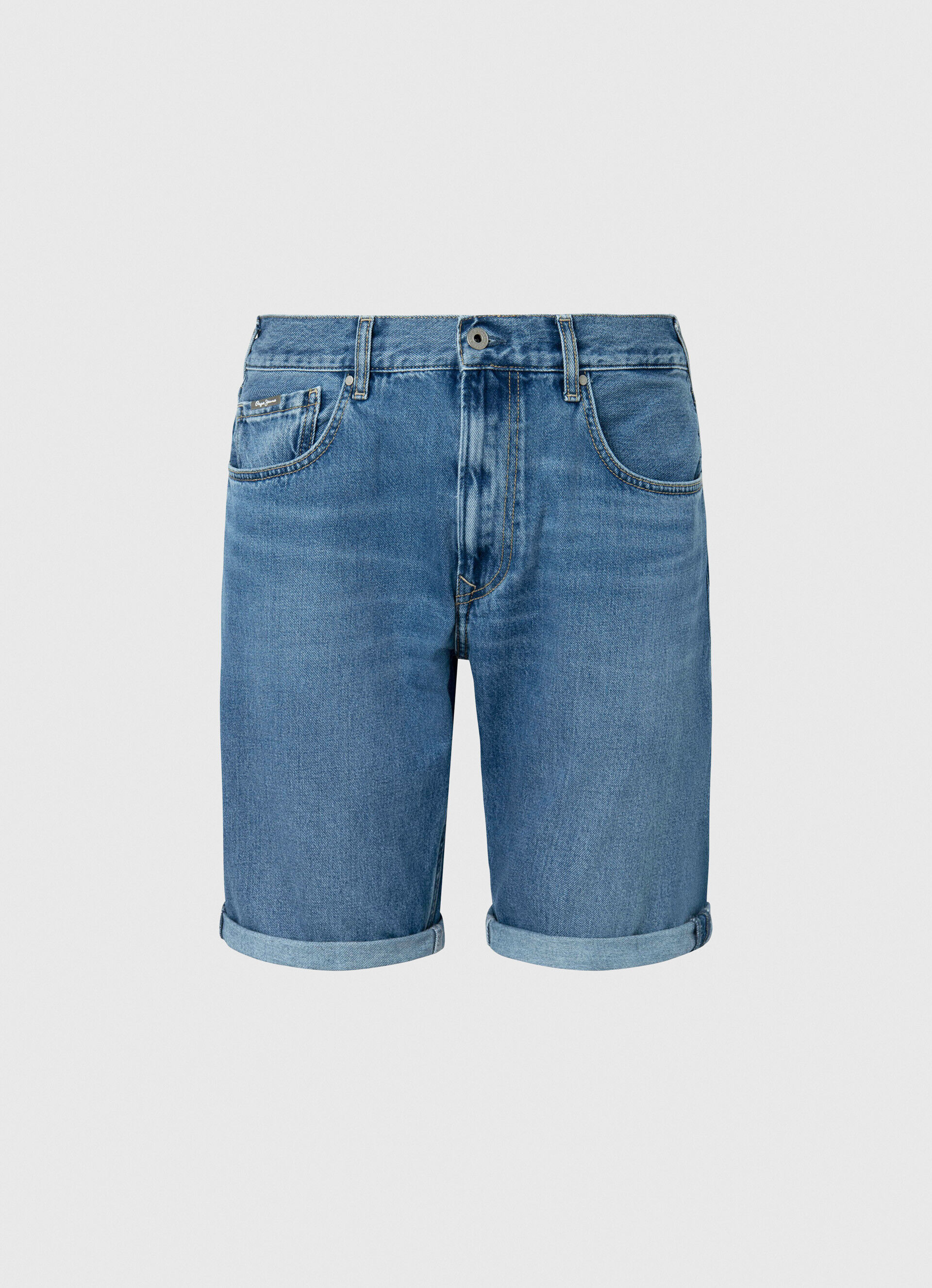 CALLEN FIT RELAXED DENIM BERMUDA - jeans