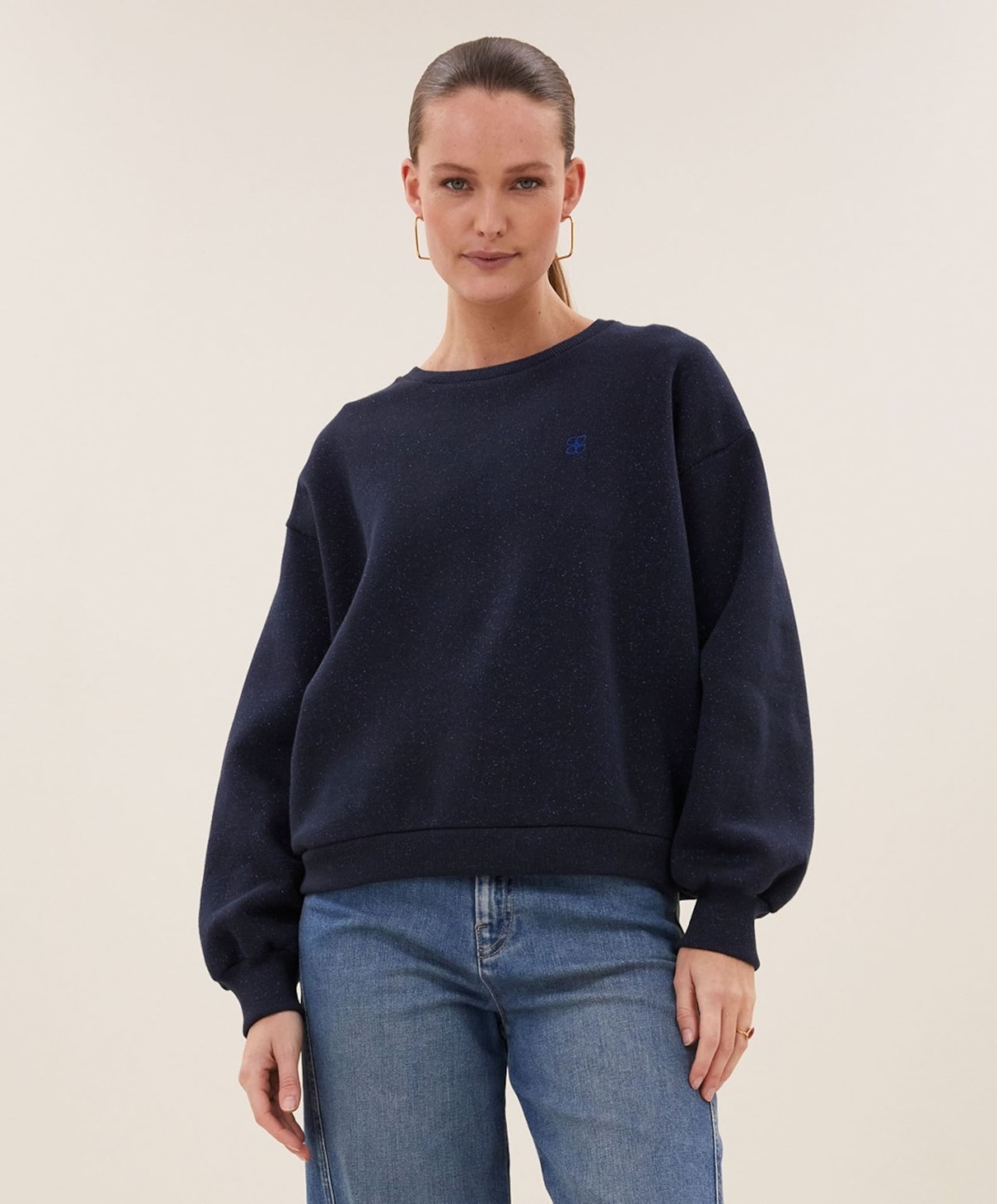by-bar Dames sweater blauw