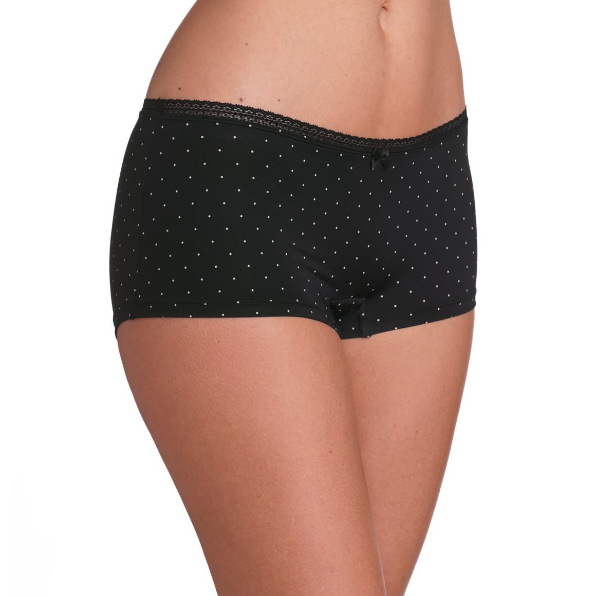 Gina Benotti 3 Damen Shorts mit Spitzenbund beige / creme / schwarz