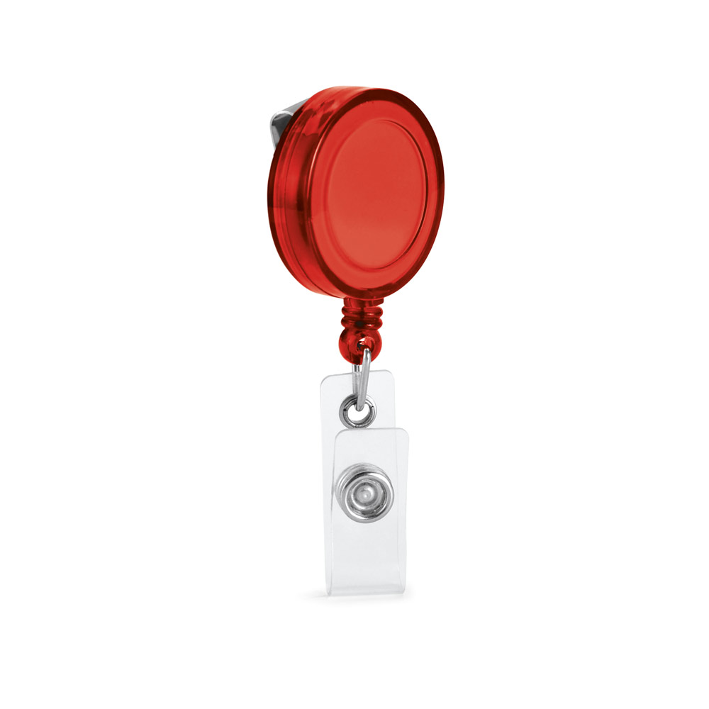 hi!dea 53569 - Porte-badge extensible avec clip métallique