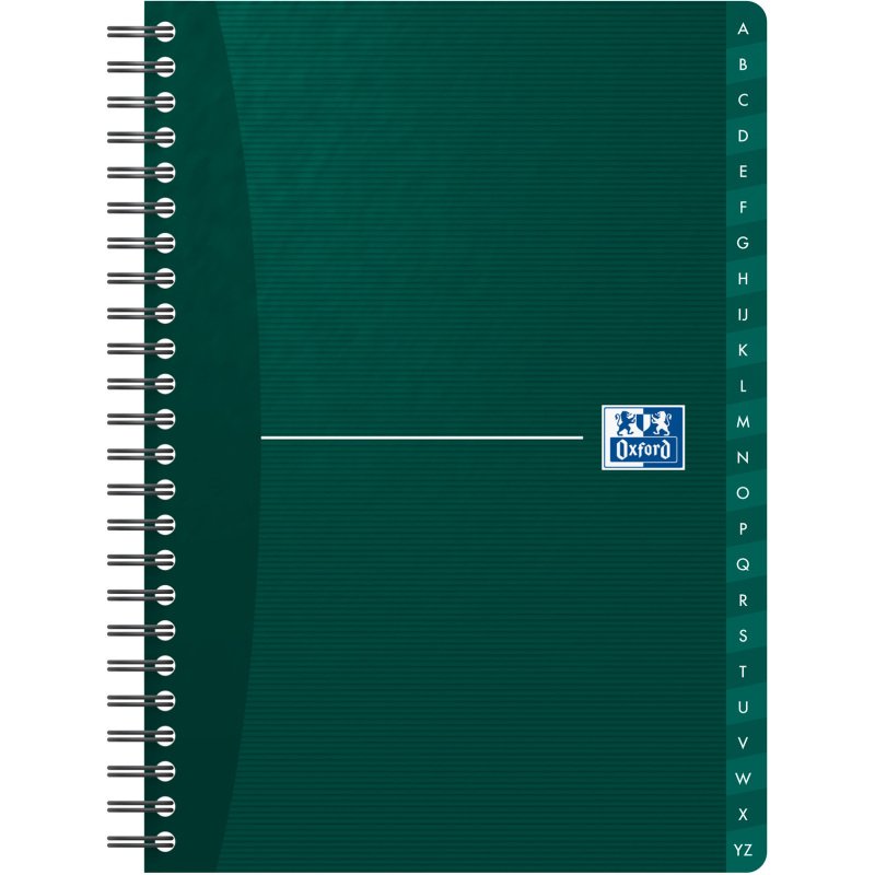 Répertoire alphabétique spirale Oxford Office Essentials 14,8 x 21 cm 180 pages