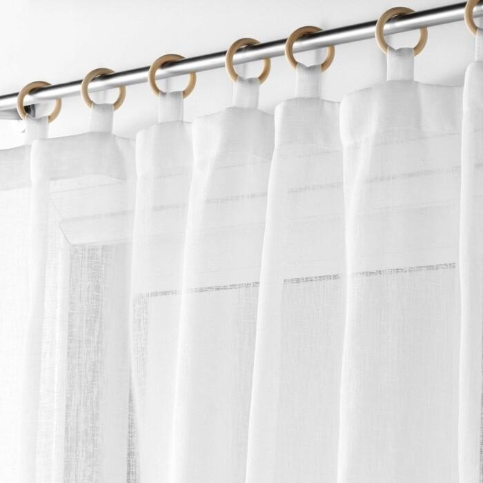 PANNEAU OEILLETS BOIS 140X240CM MINALISA BLANC