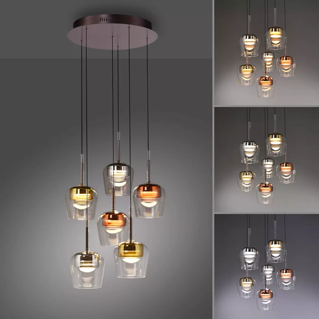 LED-Pendelleuchte Q-Kon
