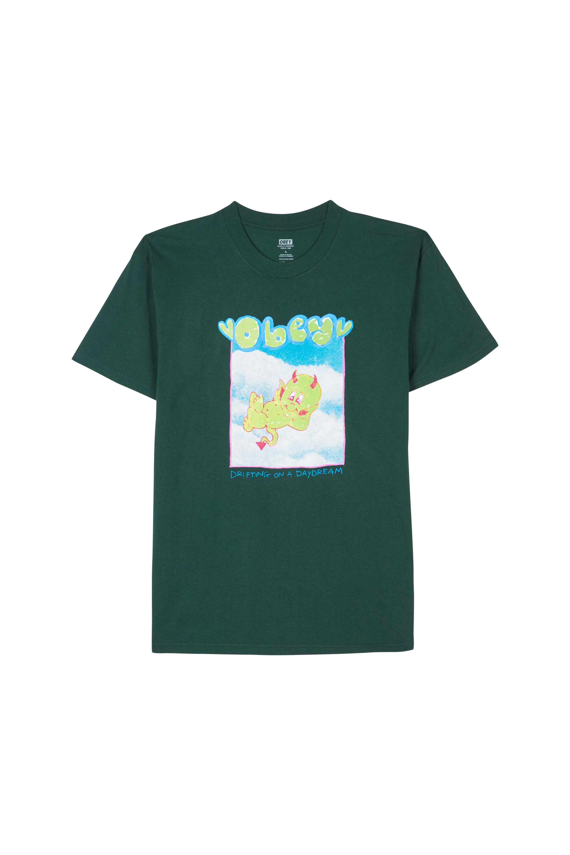 OBEY T-shirt DRIFTING ON A DA Vert