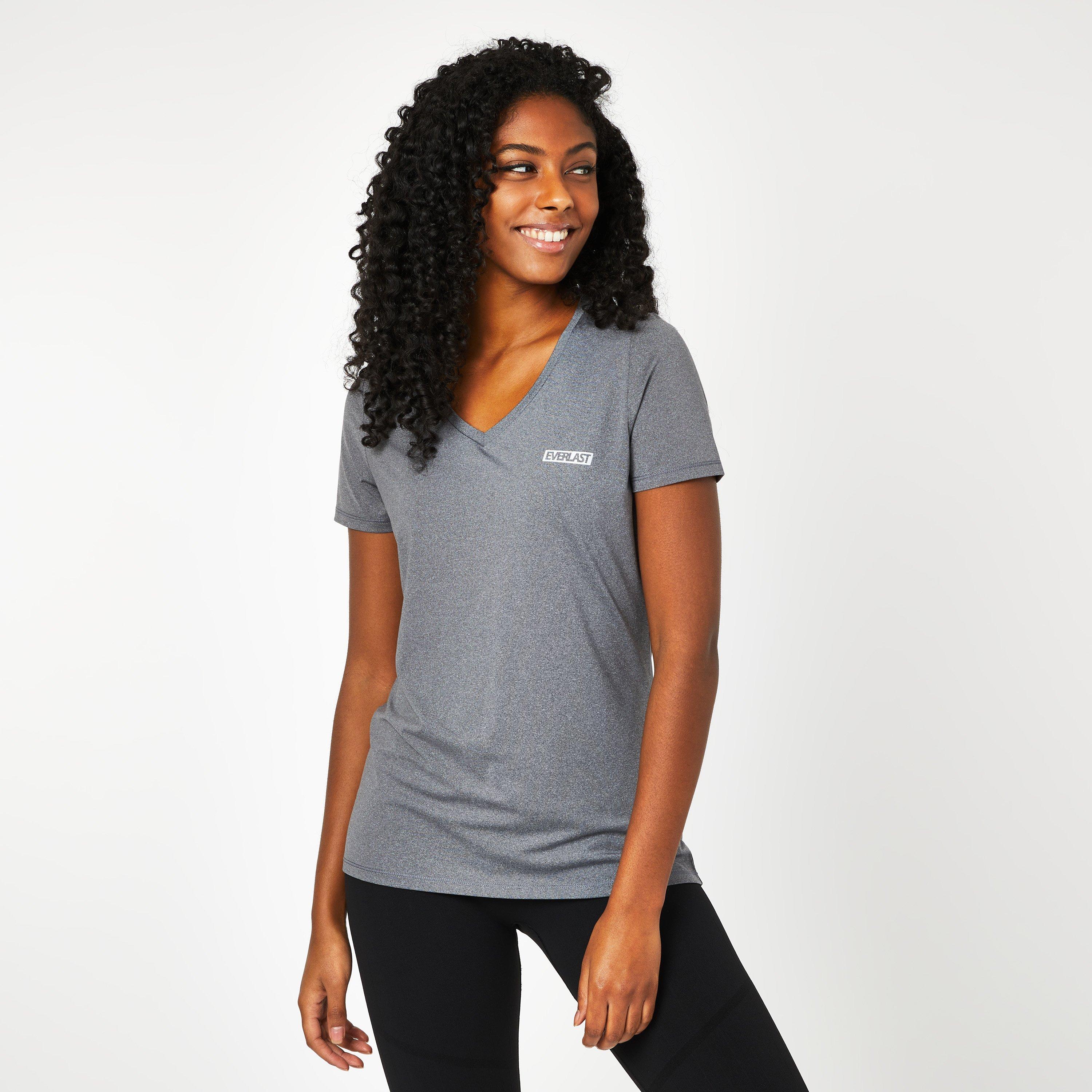 Everlast V Neck Mesh T Shirt Womens