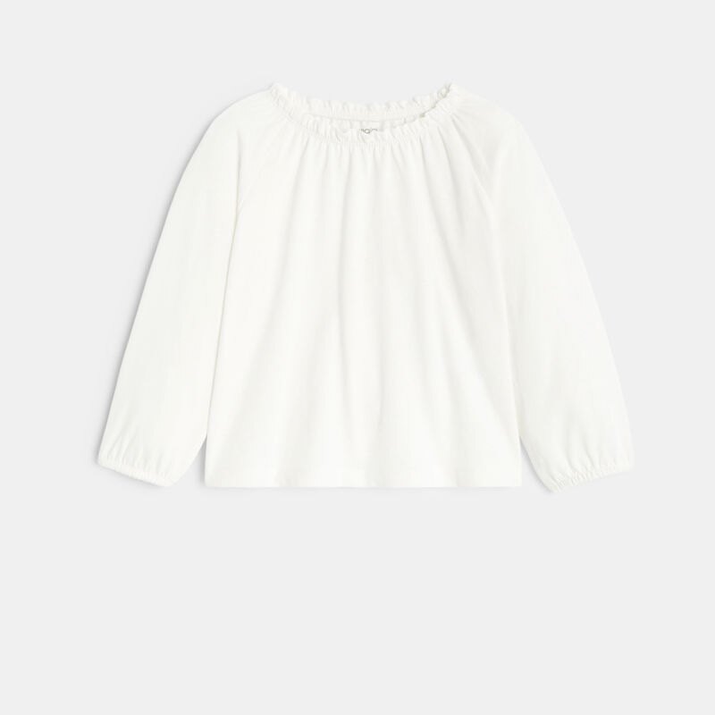 Salopette courte fleurie et blouse rose bébé fille Rose