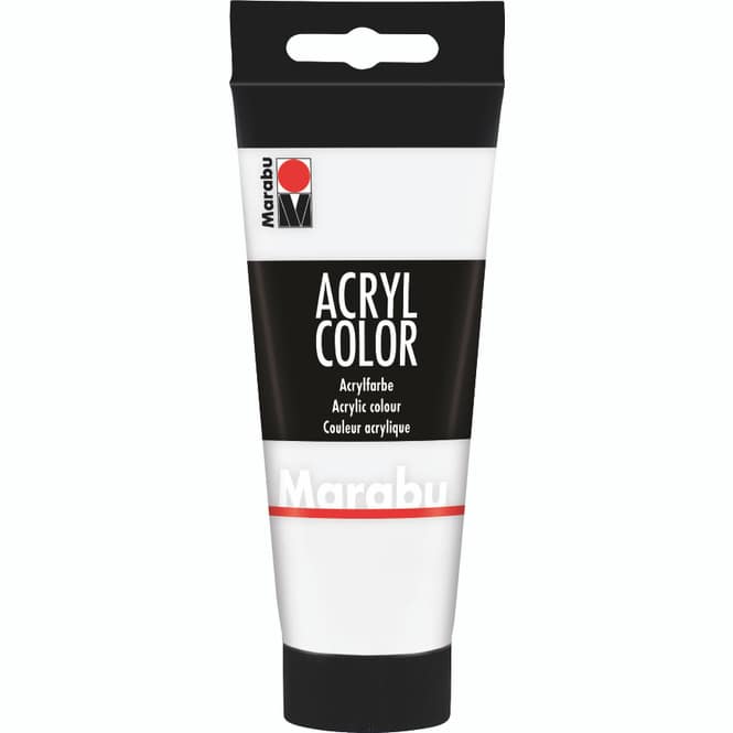 Marabu - Acryl Farbe - Weiß - 1 Tube á 100 ml