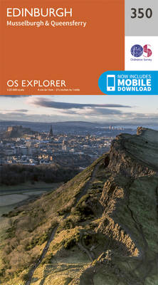 Edinburgh - OS Explorer Map 350 (Sheet map, folded)