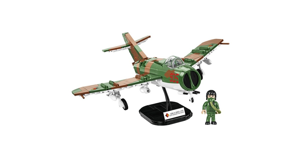 COBIHistorical Collection - Lim-5 ( MiG-17F ) East Germany Air Force Constructiespeelgoed  (Schaal 1:32)