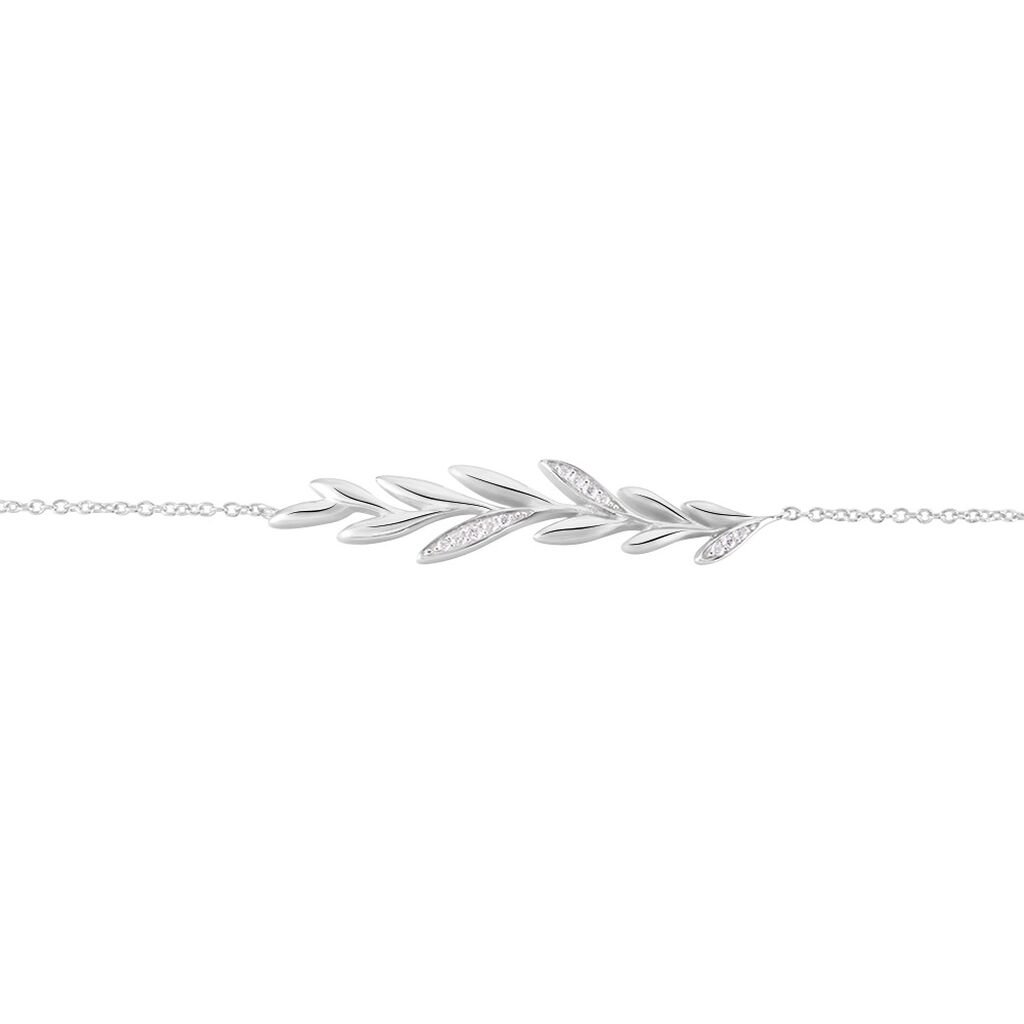 Bracelet Andeol Argent Blanc Oxyde De Zirconium