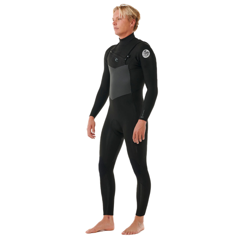 COMBINAISON RIP CURL DAWN PATROL 4/3 FRONTZIP NOIR