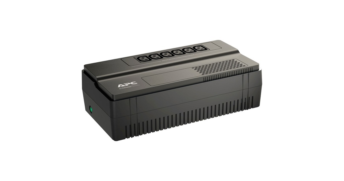 APCEasy-UPS BV 650VA, AVR, IEC Outlet, 230V ups  (Zwart, 6x C13, BV650I)