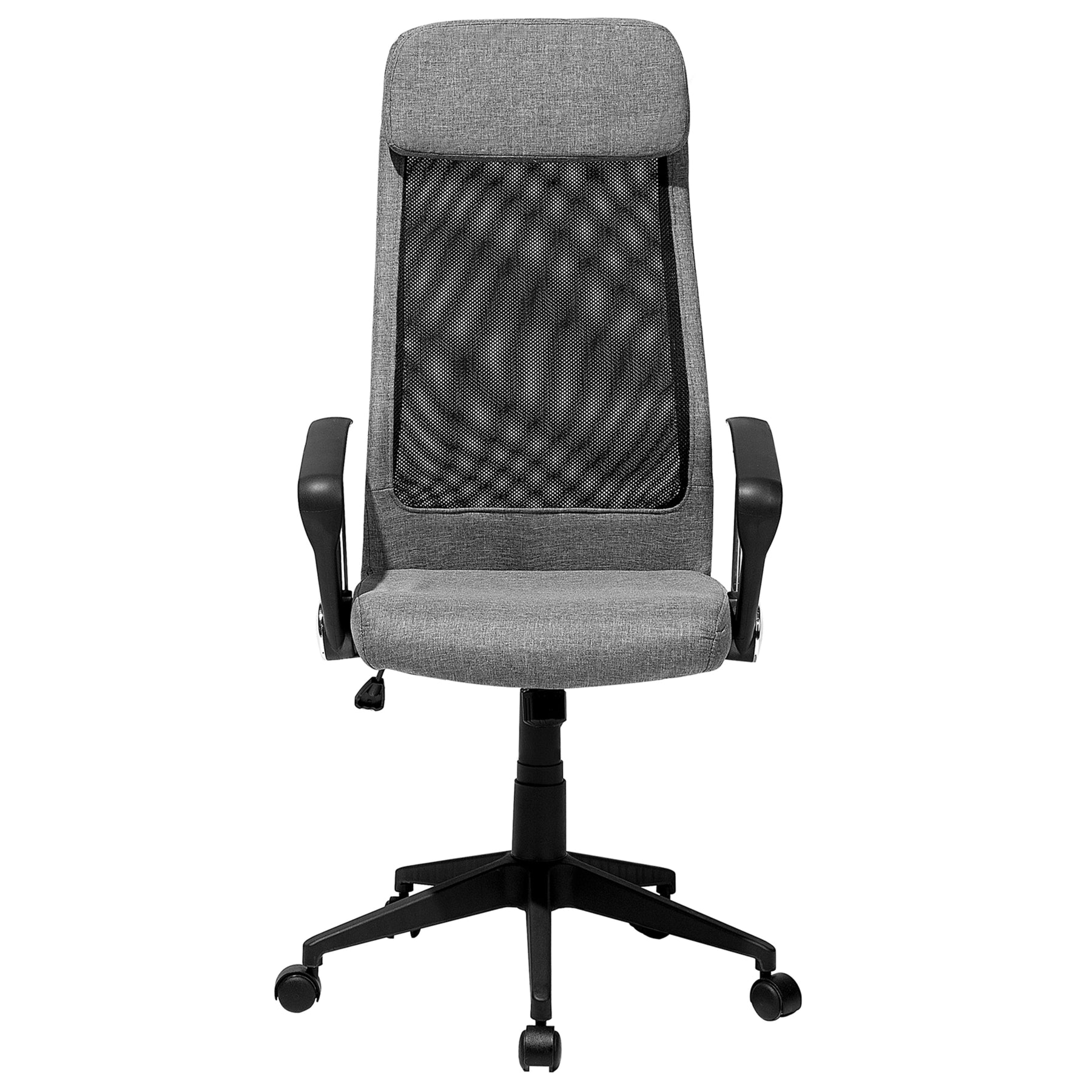Beliani - PIONEER - Bureaustoel - Donkergrijs - Polyester