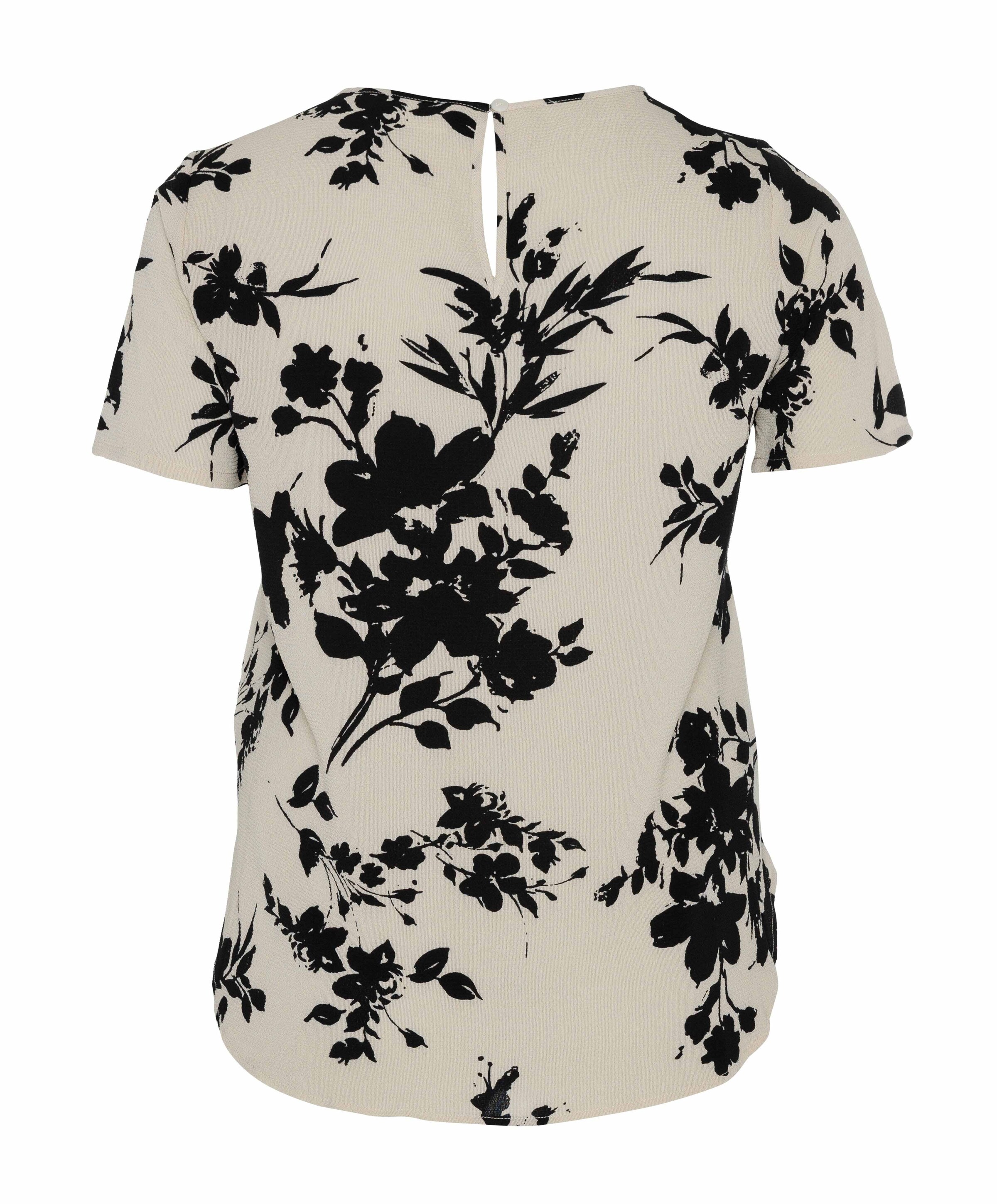 Only Carmakoma Dames T-shirt beige