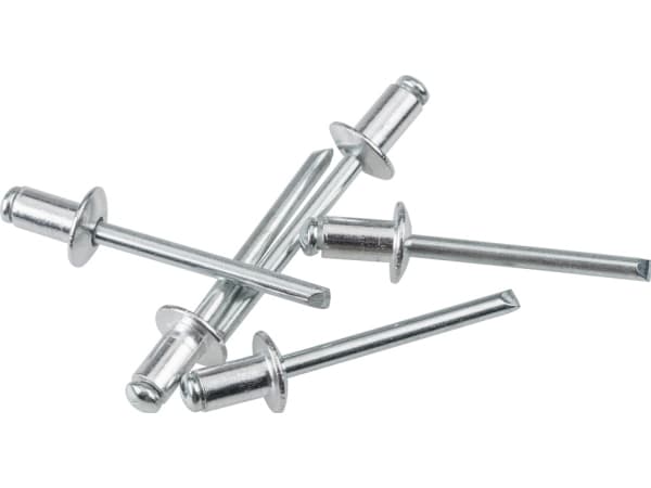 kwb 407482, Rørformet nagle, Aluminium, Rustfritt stål, Zink, 4,8 mm, 12 mm