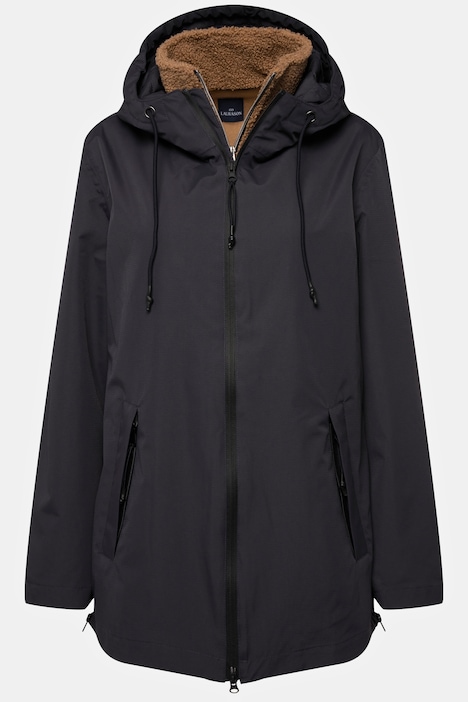 3-in-1-Funktionsjacke, Kapuze, Teddyfleece-Innenjacke