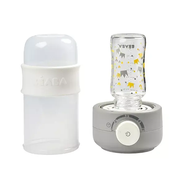 Aquecedor de mamadeiras a vapor Béaba Baby Milk Second Grey