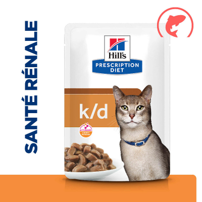 Hill's VET Katze Prescription Diet k/d Renal Health Lachs 12x85g