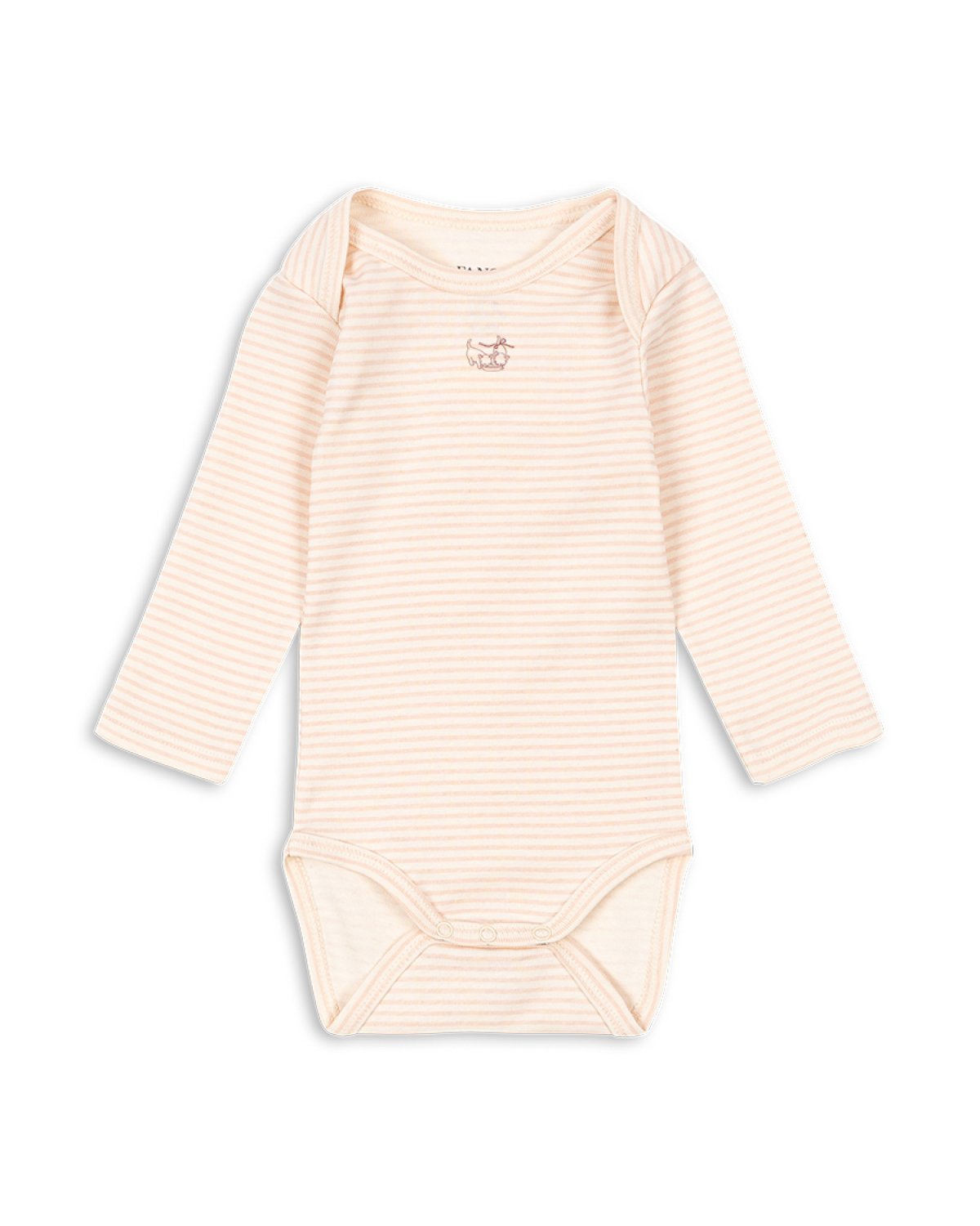 Body m/ Konvolutt Hals – 100% Øko Bomull | Fio Stripe LS Body