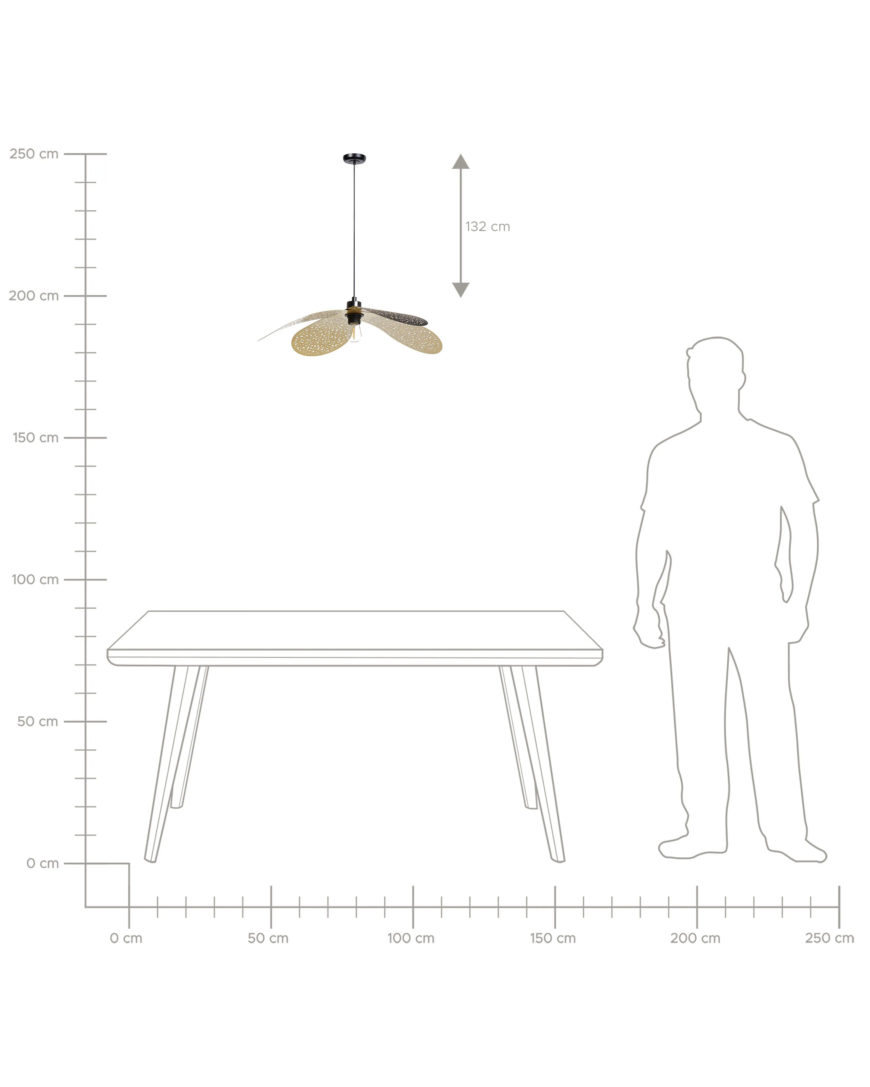 Hanglamp KOSHI Metaal Zwart
