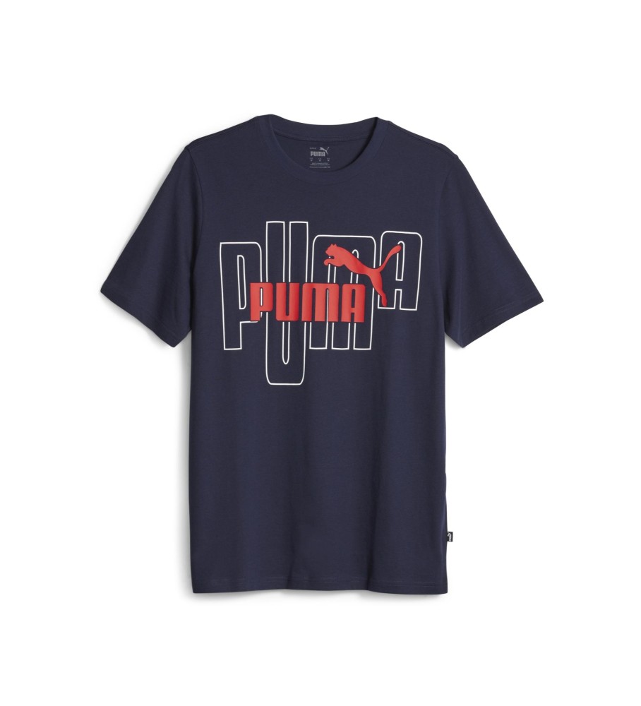 Camiseta Puma Graphics No. 1 Logo Preta