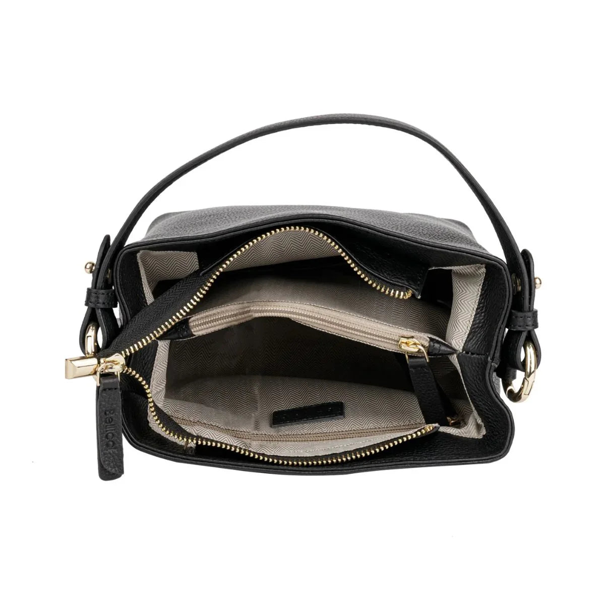 Bellici | Calico | Leren handtas