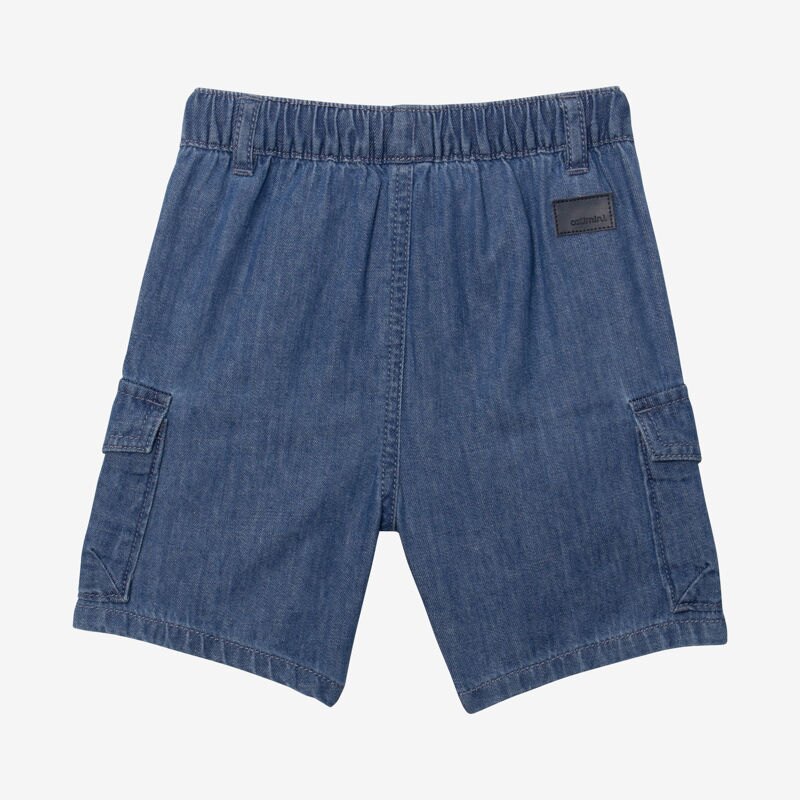Bermuda jean bébé garçon battle bleu Catimini Bleu