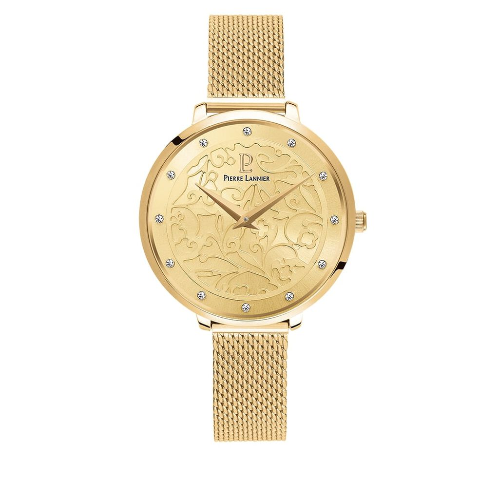 Montre Pierre Lannier Eolia Doré