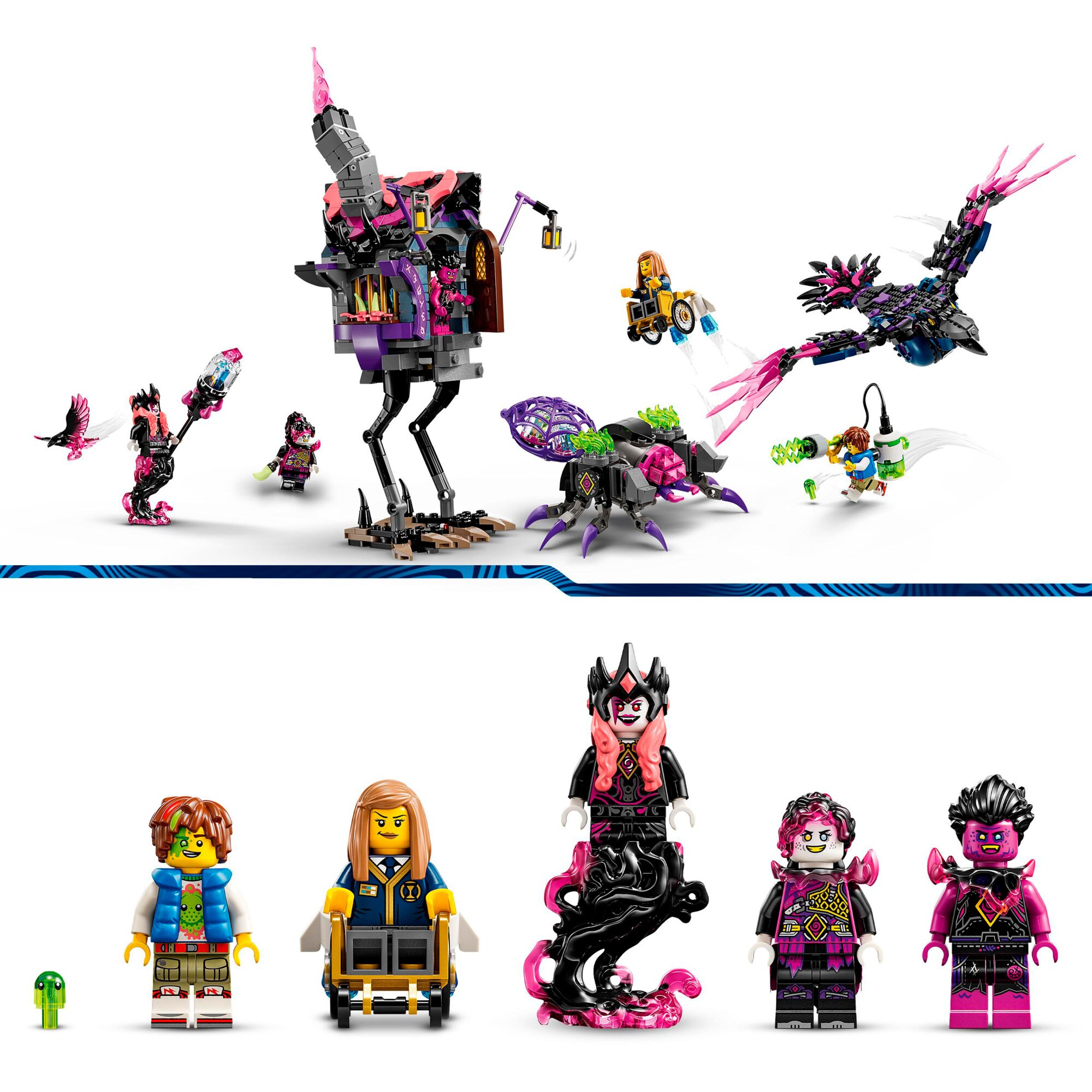 LEGO Konstruktionsspielzeug DREAMZzz Der Mitternachtsrabe der Nimmerhexe