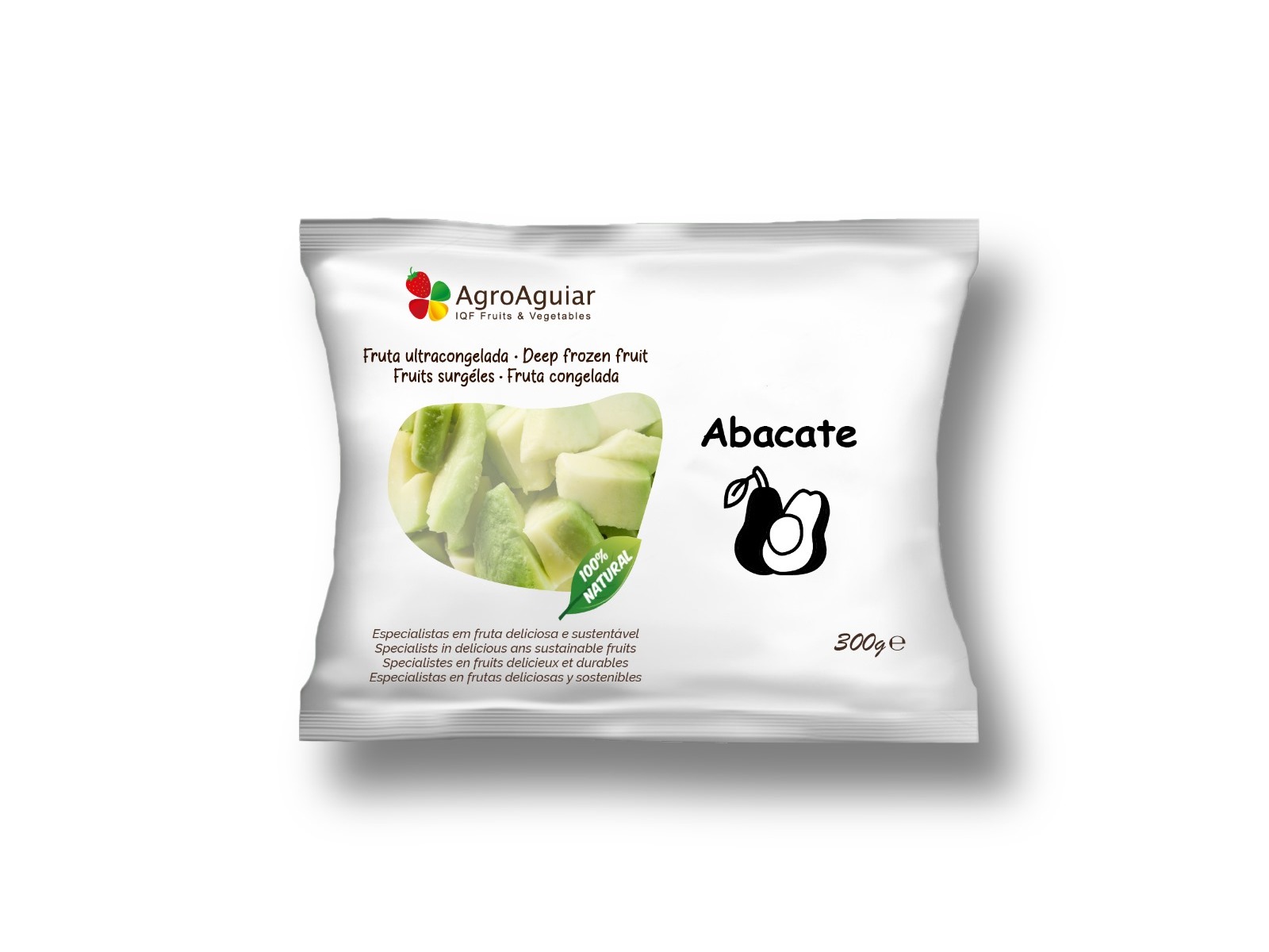 ABACATE AGROAGUIAR CORTADO 300G