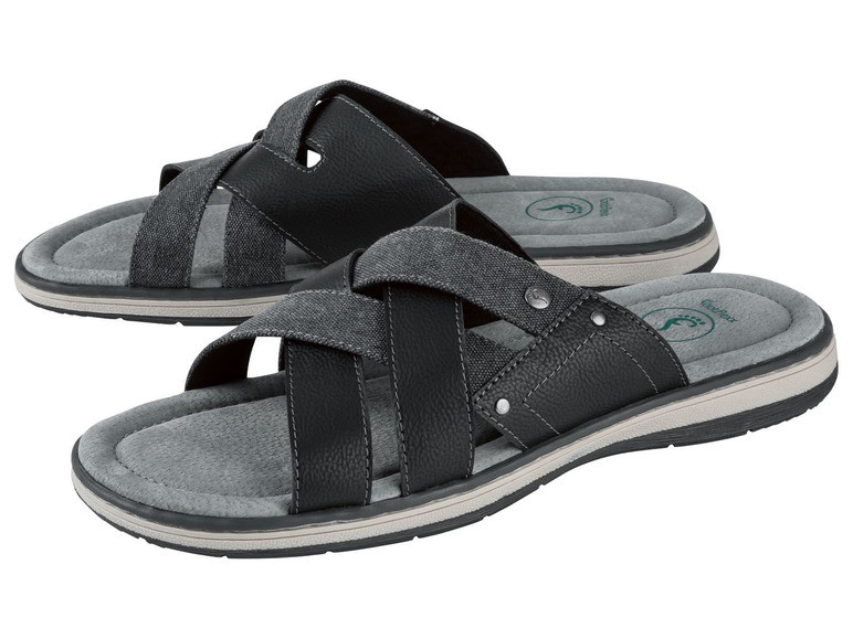 Comfortslippers voor heren, Footflexx-zool, G-wijdte
