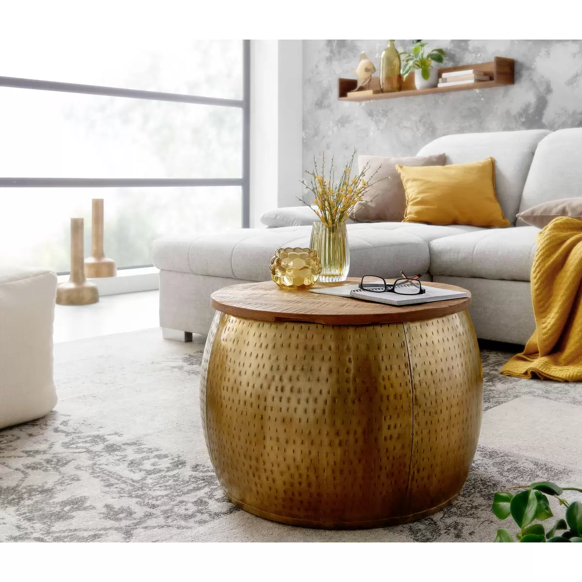 Couchtisch Elio Gold