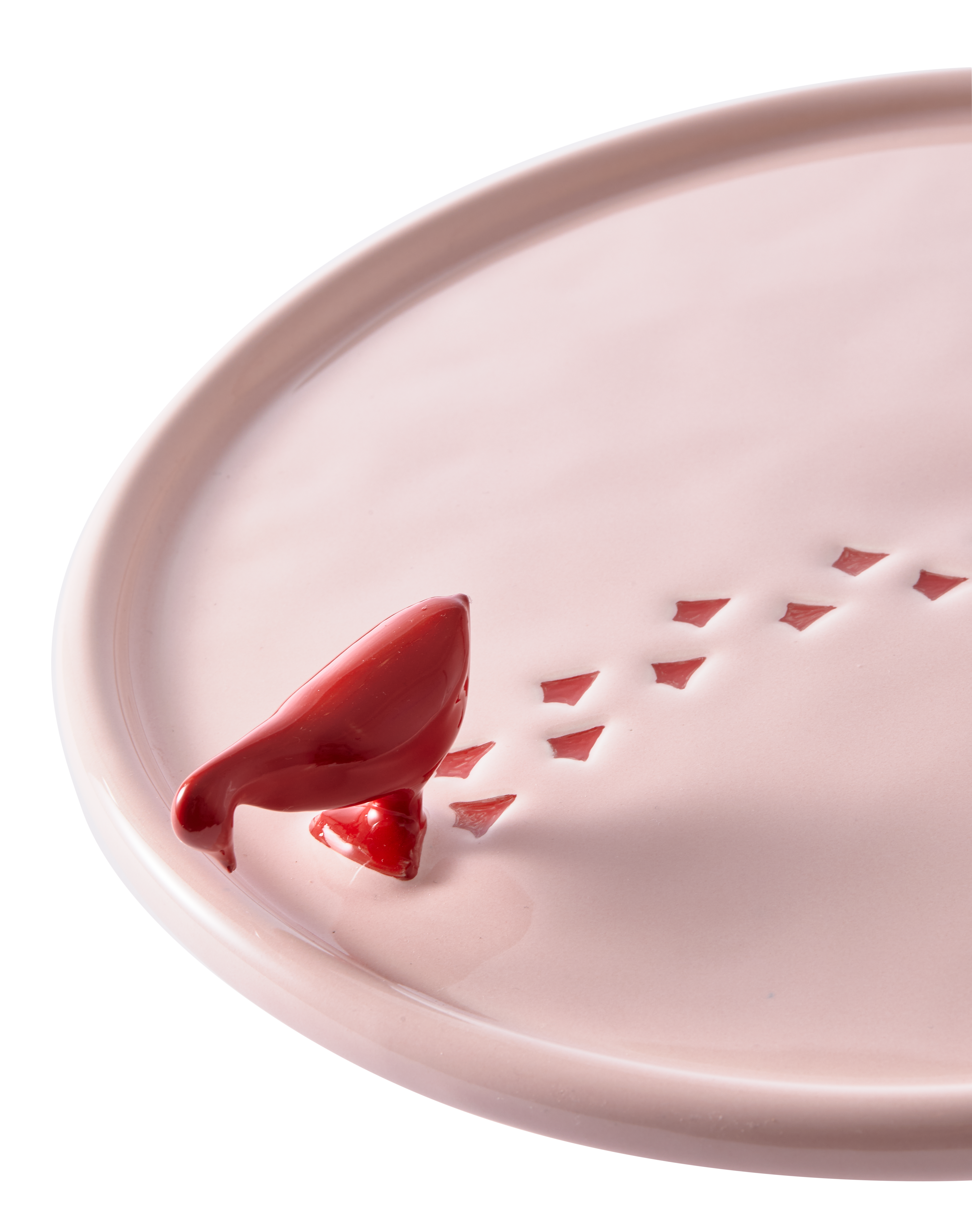 POLSPOTTEN  Walking Duck kageopsats - pink