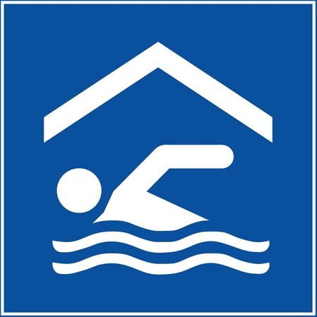 Panneau d'information - Piscine intérieure ou couverte - ISO 7001