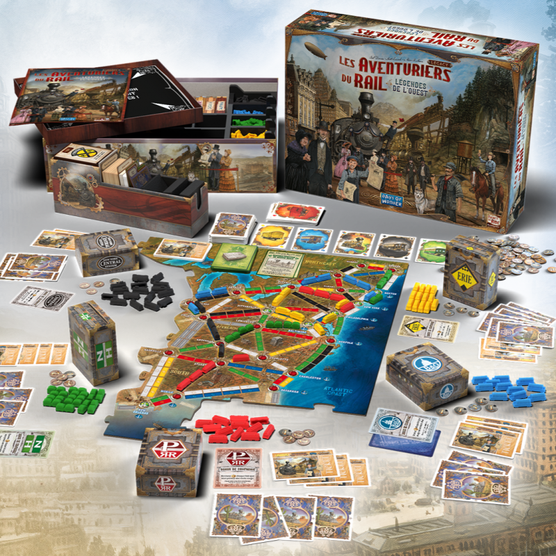 Les aventuriers du rail Legacy : Légendes de l’Ouest