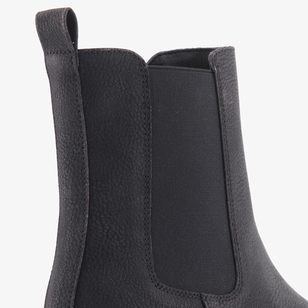 Blue Box lage dames chelsea boots zwart