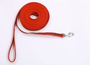 Lange Weblijn Antislip - Rood - 20mm x 10 Meter - Hondenriem