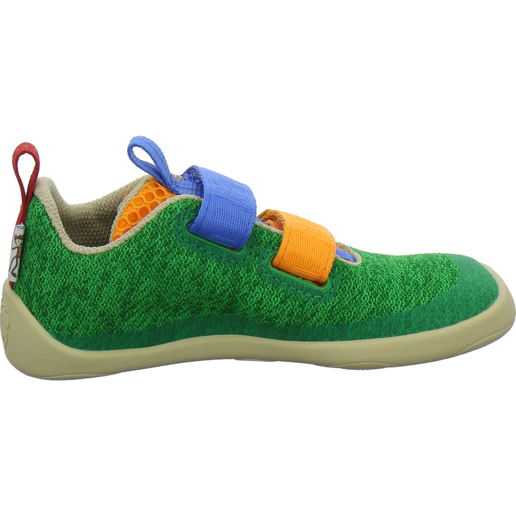 Affenzahn Halbschuhe Jungen Knit Happy grün