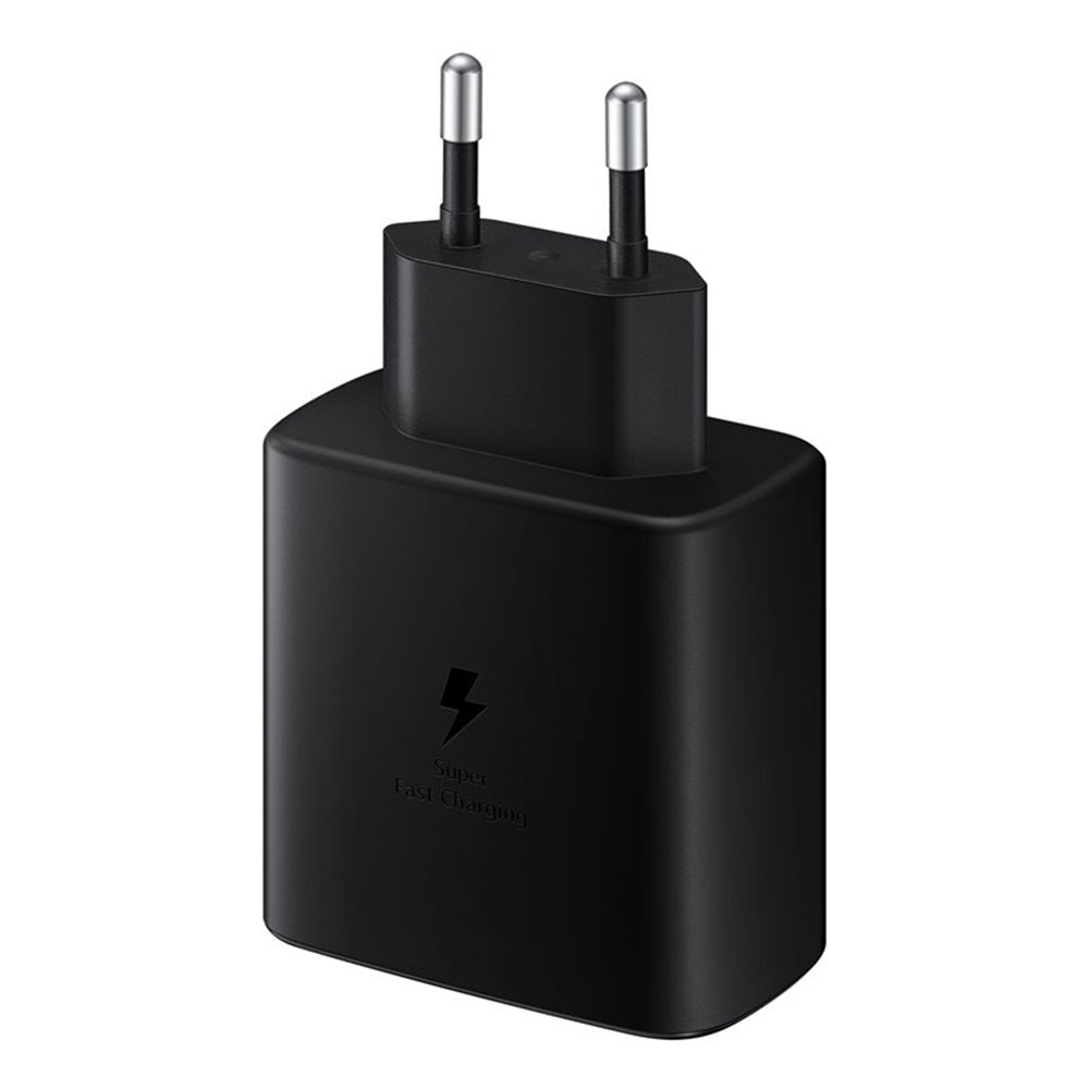 (1m) 45W Galaxy S25  Plus Super Fast Charging 2.0 Schnell Ladegerät (PD/5A)   USB C auf USB C Ladekabel (EP-TA845XBEGWW) - Schwarz