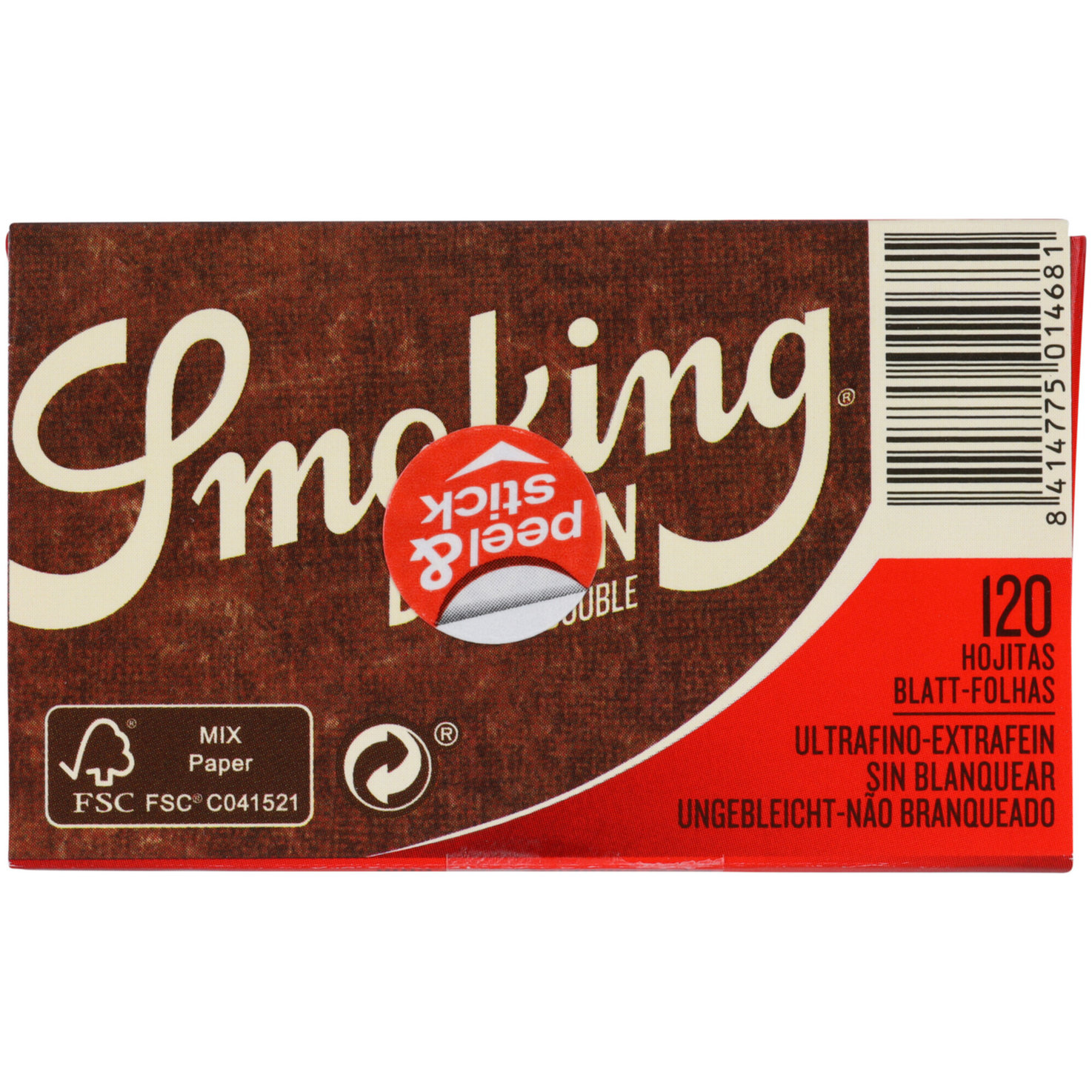 Smoking Papes Brown Double 120 Stück