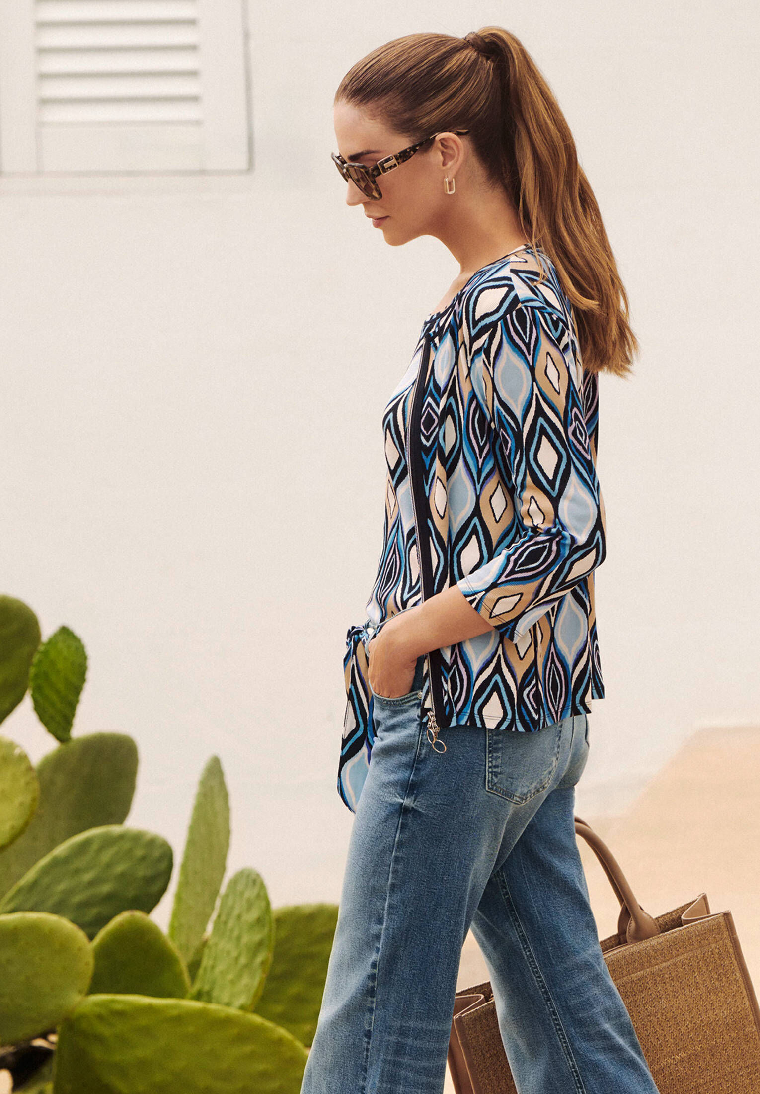 Betty Barclay| Damen Basic Shirt mit Rippenstruktur