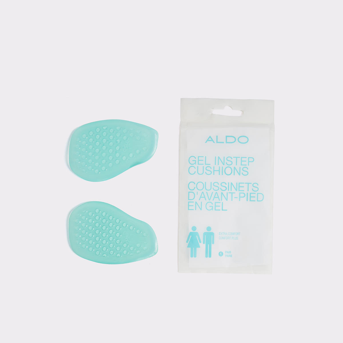 Gel Instep Cushions Clear Unisex Shoe Care
