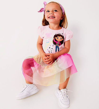Name It Kleid - NmfMaud Gabby - Parfait Pink m. Glitzer