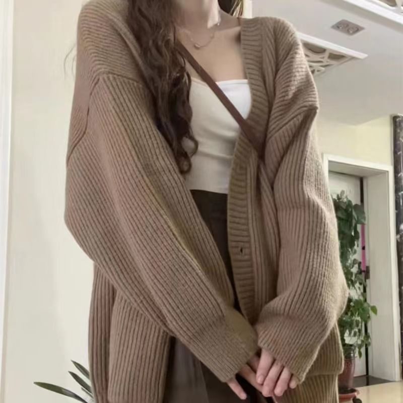 Janunu - V-hals effen vest