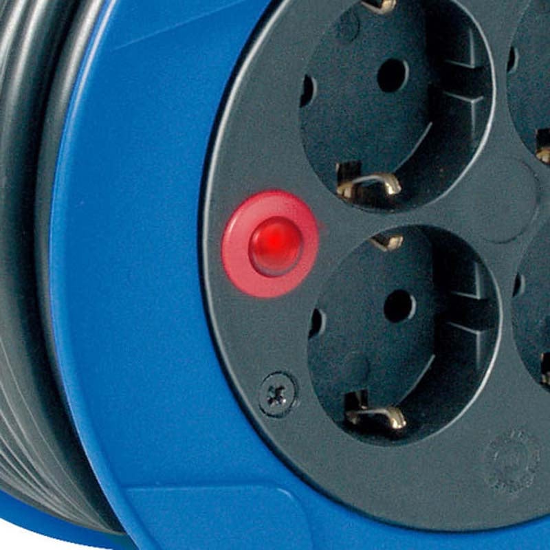Brennenstuhl K-Tro. Garant 1079180004 kabelhaspel 1.5 mm binnengebruik 4 aansluitingen 15m