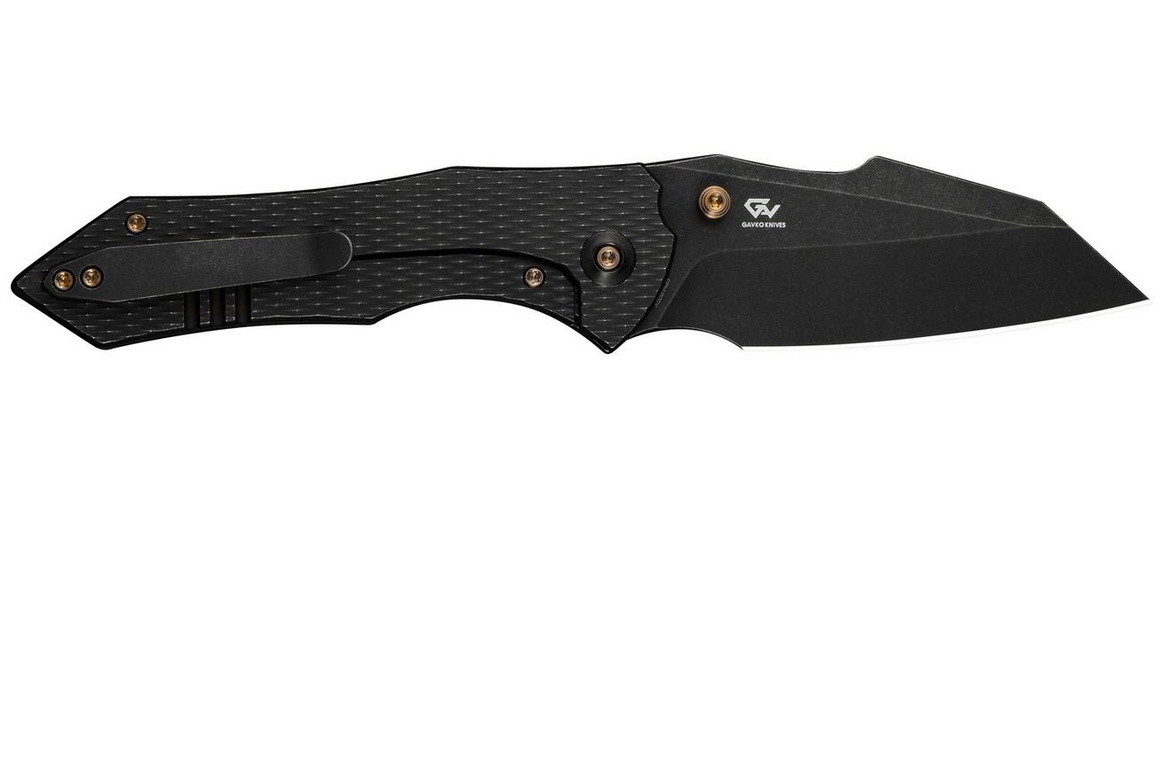 WE Knife High-Fin XL WE24010-1 Blackwashed CPM 20CV, Diamond Patterned Black Titanium, zakmes