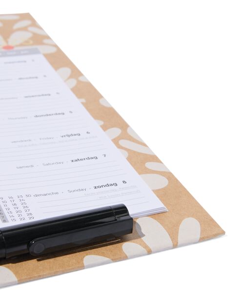 calendrier hebdomadaire des fleurs